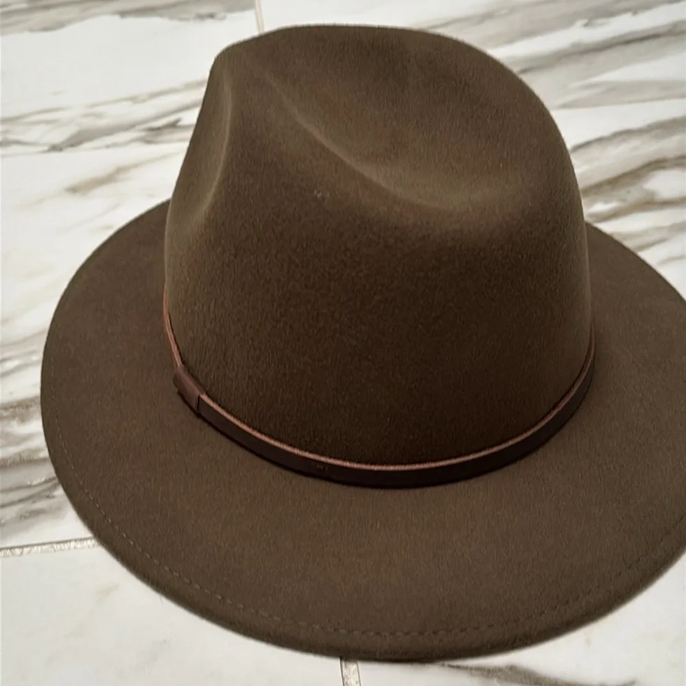 Chic Brown Women's Fedora Hat - Picture 13 of 14
